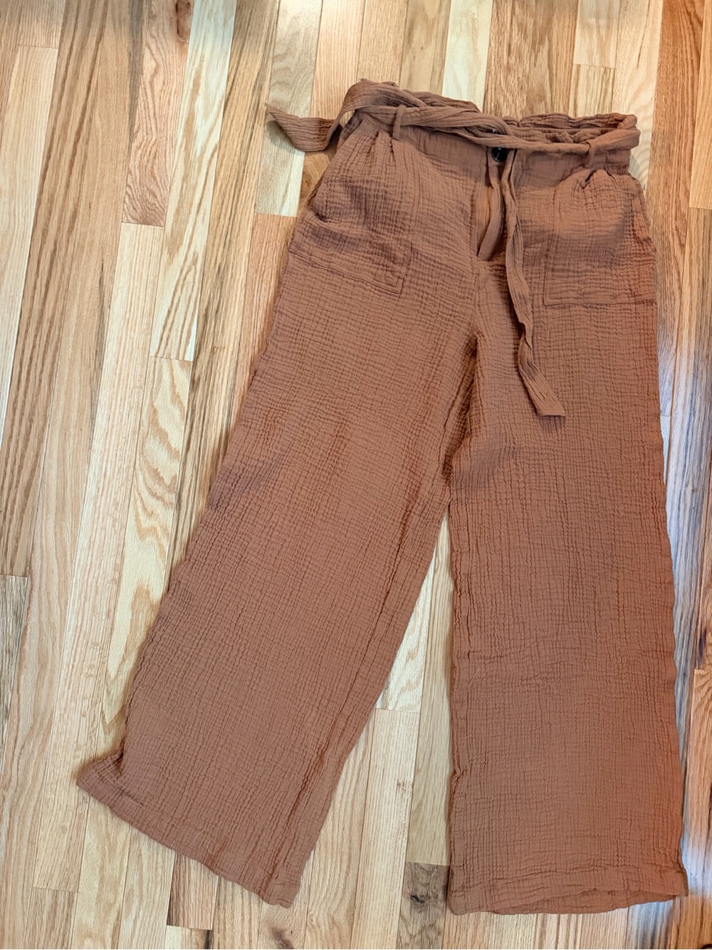 Women’s Wide-Leg  gauze pants